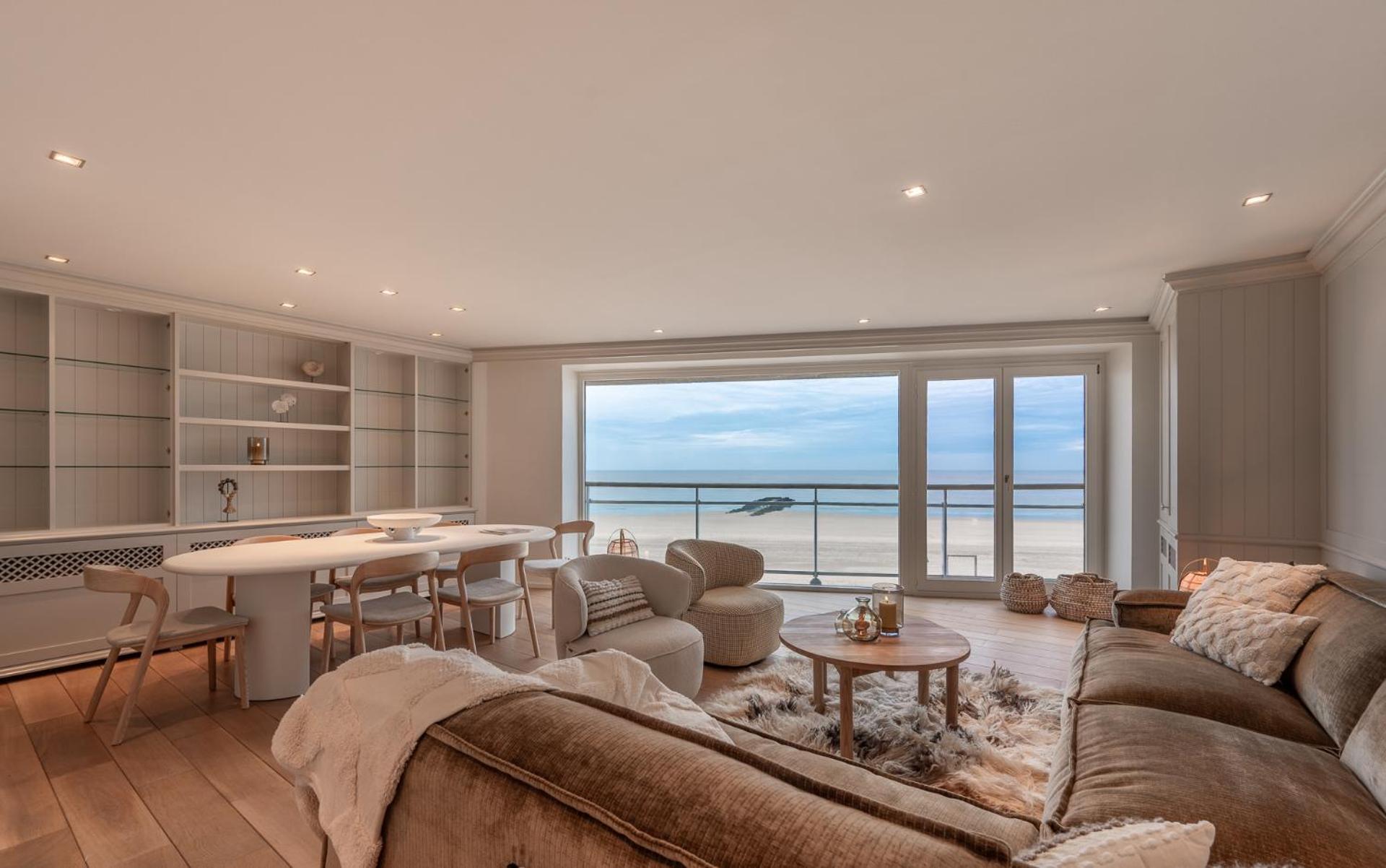 Appartementen Op De Zeedijk In Knokke Op De 3E En 4E Verdieping Van Logie Marie Εξωτερικό φωτογραφία